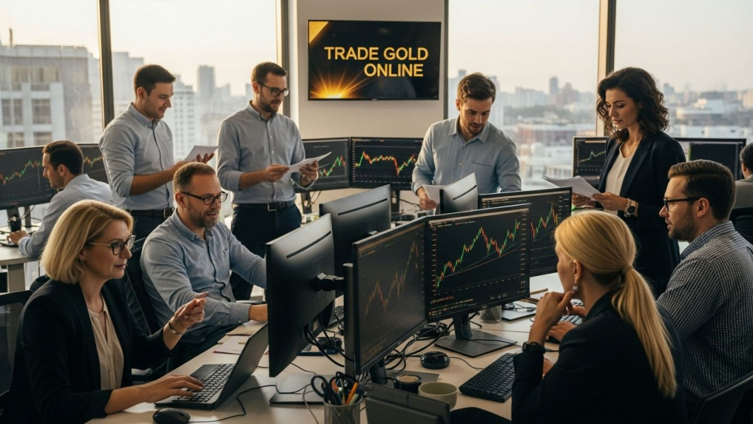 gold online trading office